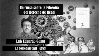 Filosofía del Derecho de Hegel La Sociedad Civil §183 Luis Eduardo Gama [upl. by Mehcanem]