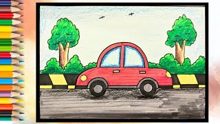 car drawing  easy car drawing  how to draw car  simple car drawing  car drawing for kids [upl. by Ma]