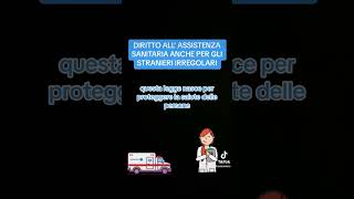 Diritto all’assistenza sanitaria anche per gli stranieri irregolari per info e consulenze contattaci [upl. by Ecineg]