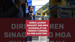 Direk Lauren Dyogi on PBB Audition Issues pbb pinoybigbrother [upl. by Nylidam]