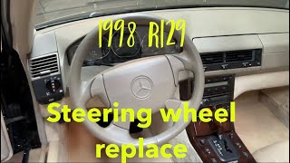 1998 R129 Steering Wheel replacement [upl. by Moazami582]