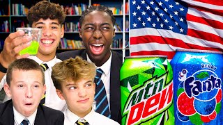 British Highschoolers try American Soft Drinks for the first time [upl. by Latnahc]