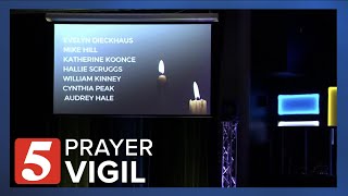 Donelson church holds prayer vigil for school shooting victims [upl. by Heigho]