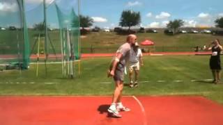 World Javelin Record for a 50 Year Old with a 800g 6710m by Roald Bradstock [upl. by Avilys]