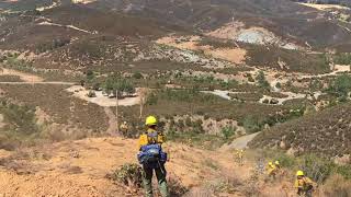 Soldiers help on Ranch fire [upl. by Gervais]