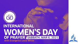 Womens Day of Prayer  Sis Lesia White  Morning Service March 6 2021 [upl. by Neeham]