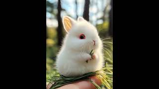 Cute rabbit rabbit rabbits cat animals ai [upl. by Smalley701]