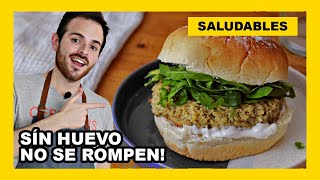 🔶 Como hacer HAMBURGUESAS de LENTEJAS y avena FACIL receta vegana [upl. by Ydennek]