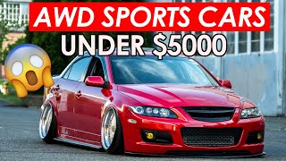 Top 5 Cheap AWD Sports Cars Under 5k [upl. by Ayanaj]