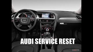 Audi Service Inspektion und Ölwechsel zurücksetzen [upl. by Kcin438]