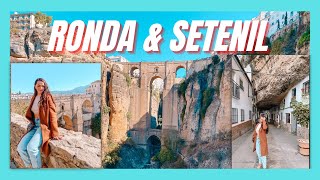 THINGS TO DO IN RONDA amp SETENIL DE LAS BODEGAS  Day Trip From Seville Spain [upl. by Akirderf]