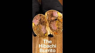 Hibachi Burrito blackstone cooking blackstonegriddle recipe [upl. by Shelli802]