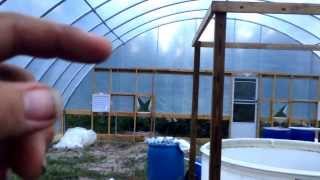 How to build a 32 x 48 greenhouse by yourself part 3 [upl. by Emee]