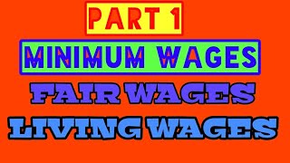 Minimum WagesFair Wages Living WagesLabour Law LLBJUDICIARYConstitution [upl. by Kincaid]