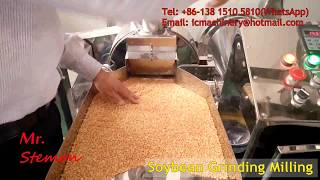 how to make Soybean powder┃Milk flour grinding mill machine process [upl. by Hertberg805]