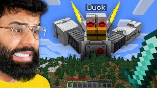 MINECRAFT DUCKS ARE TRYING TO KILL ME HELP [upl. by Teeniv]