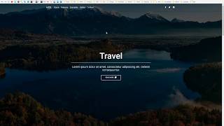 Bootstrap 4 Tutorial 4 Landing Page with full page background image [upl. by Nichole]