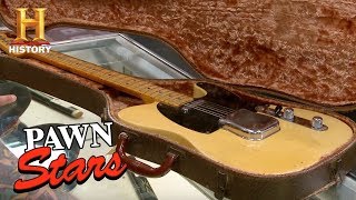 Pawn Stars 1952 Fender Telecaster Guitar  History [upl. by Notyrb968]