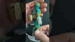 BST AXN SDCC Exclusive IDW TMNT Battle Ready Michelangelo Action Figure Quick Look Ep 8 [upl. by Akfir]