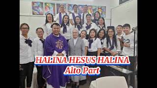 HALINA HESUS HALINA Alto Part [upl. by Ettezel]