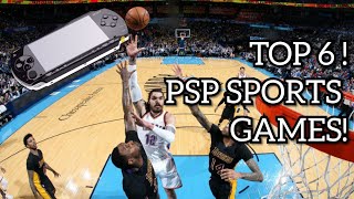 🏀TOP 6  PSP SPORTS GAMES🏈 [upl. by Shep]