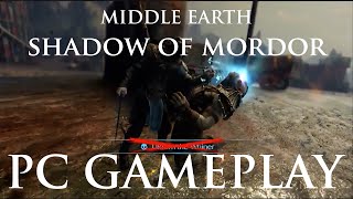 Middle Earth Shadow of Mordor  PC GAMEPLAY amp interview 30 mins [upl. by Legnaros562]