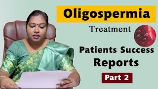 oligospermia and Cryptospermia successful treatment  DrPIswarya Devi MD s [upl. by Sharona197]