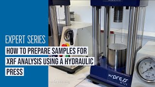 How to prepare samples for XRF analysis using a Hydraulic Press [upl. by Atnomed]