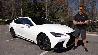 Is the 2023 Lexus LS 500 F Sport the BEST new luxury sedan to BUY [upl. by Litha]