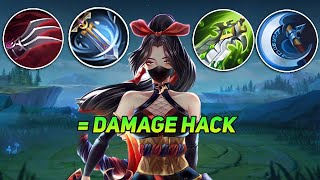 HANABI BEST HIGH DAMAGE HACK BUILD 2024  insane damage [upl. by Oijile]