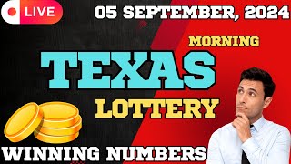 Texas Morning Lottery Results For  05 Sep 2024  Pick 3  Daily 4  All or Nothing  Powerball [upl. by Womack416]