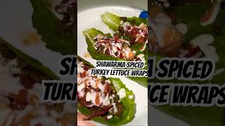 shawarma spiced turkey lettuce wraps [upl. by Yannodrahc]