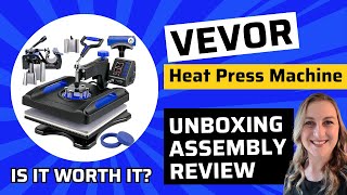 Mastering the VEVOR Heat Press 15x15 8 in 1 Unboxing Setup and Review [upl. by Pedrotti]