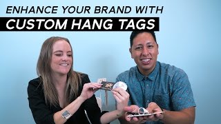 Custom Hang Tags For Clothing  Types Of Hang Tags For Your Clothing Line [upl. by Enymsaj]