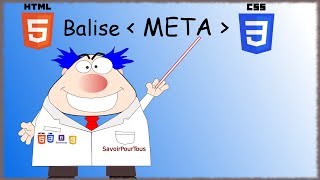 HTML5  CSS3  04  Balise META [upl. by Eilyab964]