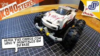 Carro de carreras para armar a control remoto K840 STEREN compatible con LEGO WOW DRONEPEDIA [upl. by Elletnohs]