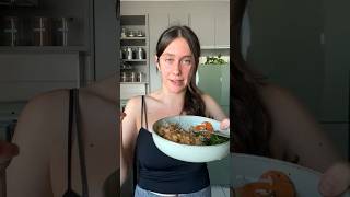 FIZ ESSE STROGONOFF DE CARNE VEGANO EM 10 MINUTOS  almoço fácil rápido e proteico 🤌🏼 [upl. by Miah117]