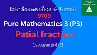 A level Maths Partial Fractions Solving Cases with Equal Degree Numerator amp Denominator [upl. by Aierbma62]