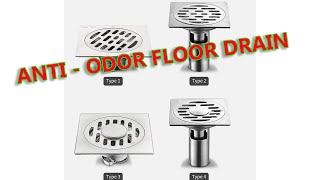 ANTIODOR FLOOR DRAIN [upl. by Enirhtac]