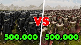 Roman General 500000 vs Mongolian Solider 500000  UEBS 2 [upl. by Lotson842]