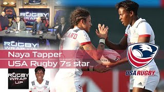 USA Rugby Star Naya Tapper Getting to Know Sensational 15s amp 7s Player [upl. by Sherrod]