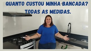 Bancada finalizada Quanto custou Todas as medidas [upl. by Asyar]