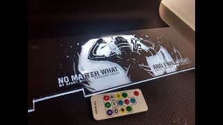 addressable Sword Art Online RGB GPU backplate [upl. by Duma79]