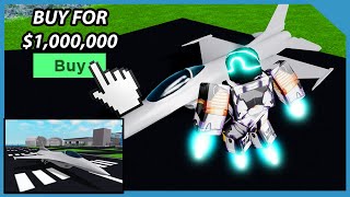 Buying the Falcon Bomber Jet in Roblox Mad City 1000000 Plane [upl. by Archibald470]