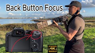 Back Button Focus for videofilming on a DSLR amp mirrorless camera Canon R7 amp RF 200800 4K [upl. by Rojas]