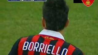 AC Milan 20 AC Siena  Marco Borriello [upl. by Kassia850]