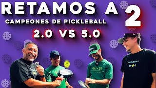 Retamos a 2 Campeones de Pickleball de Puerto Rico 50 vs 20 [upl. by Stacie914]