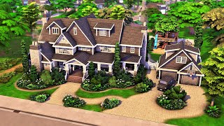 Huge Generations Family Home  The Sims 4 Growing Together Speed Build [upl. by Klemm221]