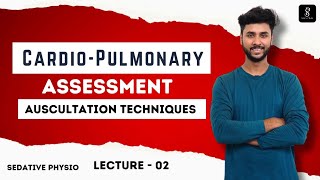 CardioPulmonary Assessment  Ascultation Techniques  Sedative Physio [upl. by Monroe]