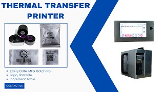 THERMAL TRANSFER OVERPRINTER TTO [upl. by Noland]